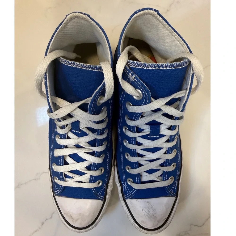 Converse Chuck Taylor All Star High Top Blue Sneakers Mens 9 Wos 11